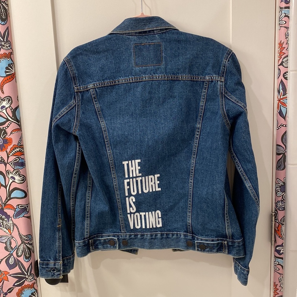 Limited edition Levi’s Jean Jacket with lettering on back